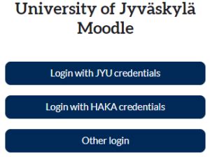 jyu moodle.